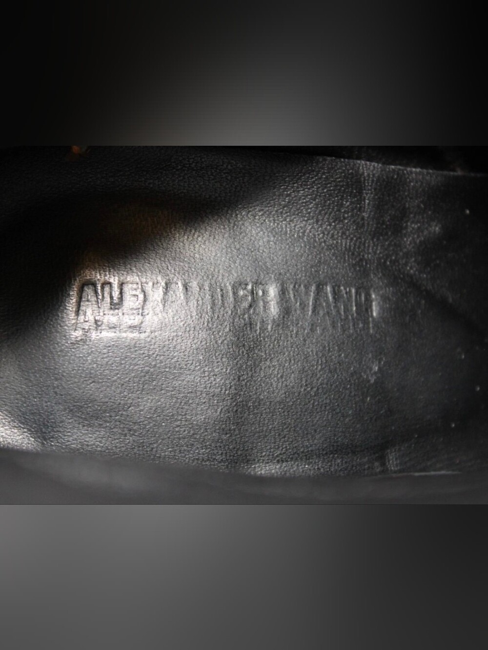 Alexander Wang Black Leather Pointed Ankle Boots w Lifted Silver Heel Accent 8 - Picture 9 of 14